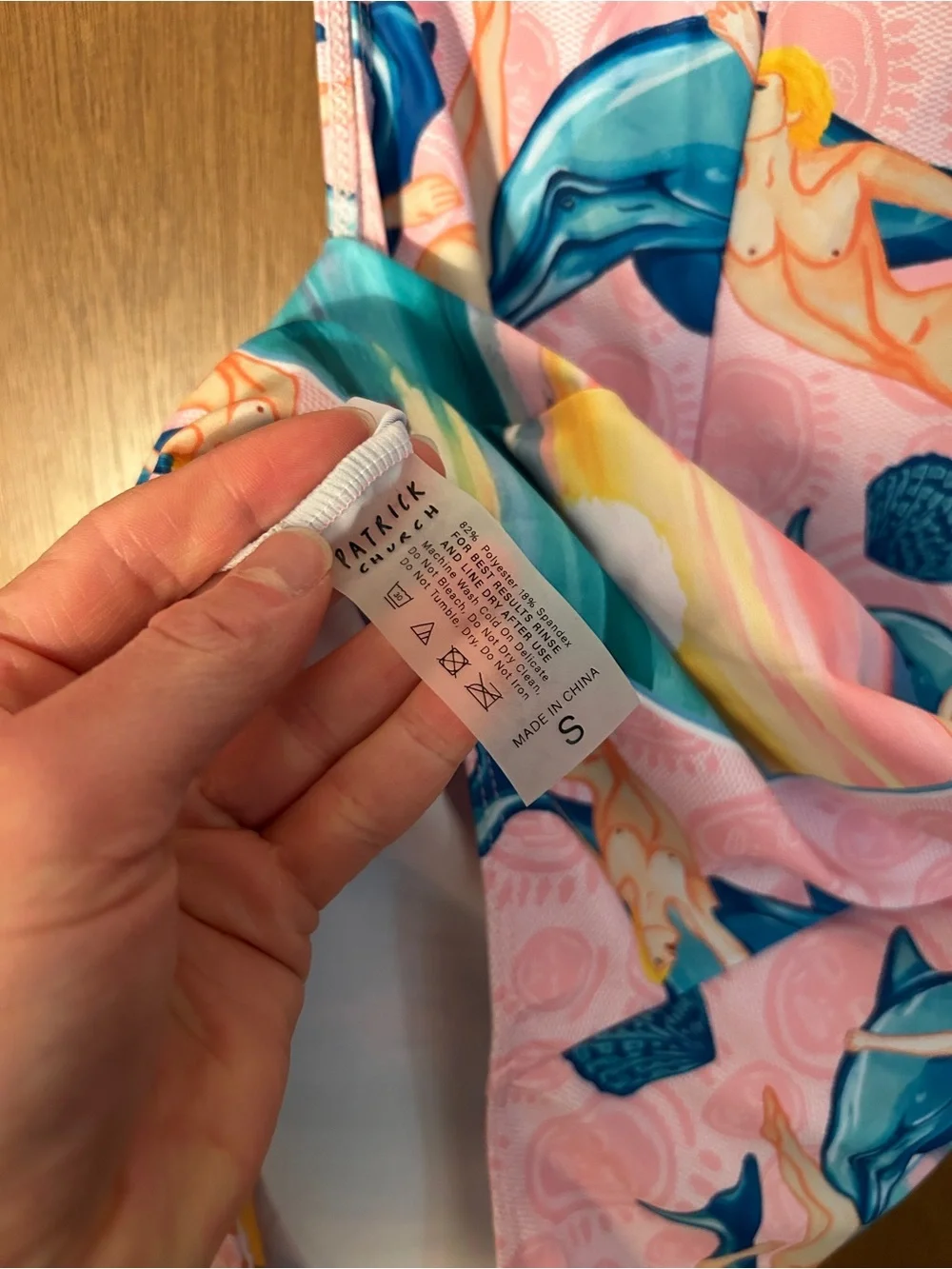 Patrick Church Swim One Piece Set Size S